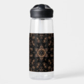 Bronzen Tijdperk Mandala Waterfles (Voorkant)