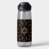 Bronzen Tijdperk Mandala Waterfles (Achterkant)