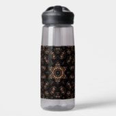 Bronzen Tijdperk Mandala Waterfles (Voorkant)