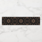 Bronzen Tijdperk Mandala Waterfles Etiket (Enkel label)