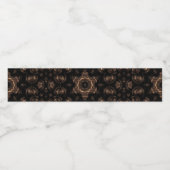 Bronzen Tijdperk Mandala Waterfles Etiket (Enkel label)