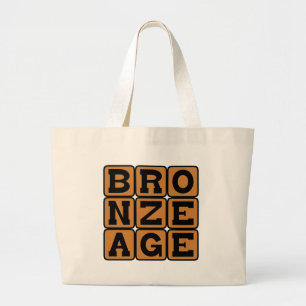 Bronzen tijdperk, tijdperk van menselijke innovati grote tote bag