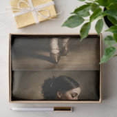 Bronzen Tutu Ballerina Fijne Kunst Tissuepapier (Geschenk)