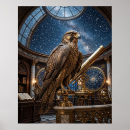 Bronzen Valken Observatorium Poster
