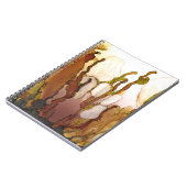 Bronzen Verbeelding Alcohol Inkt Notitieboek (Linkerzijde)