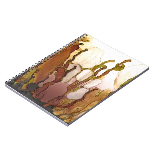 Bronzen Verbeelding Alcohol Inkt Notitieboek (Linkerzijde)