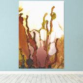 bronzen verbeelding canvas afdruk (Insitu (Houten vloer))