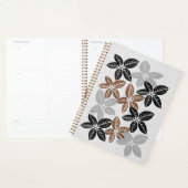 Bronzen, Zwarte & Grijze Bladplanner Planner (Display)
