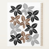 Bronzen, Zwarte & Grijze Bladplanner Planner (Achterkant)