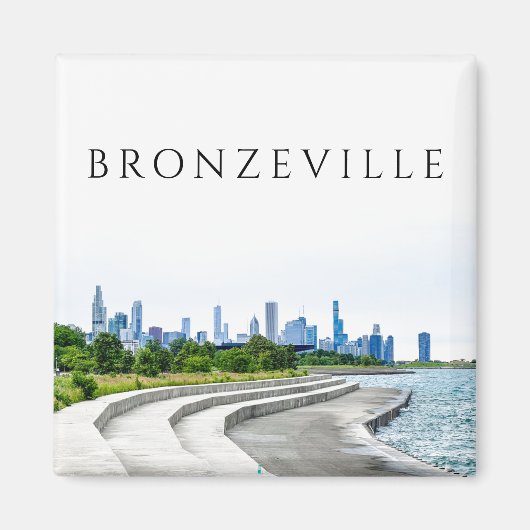 Bronzeville Chicago Magneet (Voorkant)