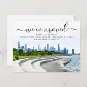 Bronzeville Chicago Moving Announcement Briefkaart (Voorkant / Achterkant)