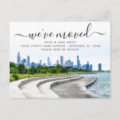 Bronzeville Chicago Moving Announcement Briefkaart (Voorkant)