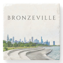 Bronzeville Chicago Stone Onderzetter