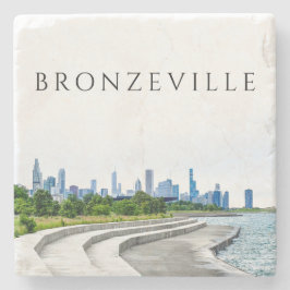 Bronzeville Chicago Stone Onderzetter
