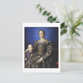 Bronzino Eleanor van Toledo en haar zoon Briefkaart (Staand voorkant)