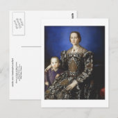 Bronzino Eleanor van Toledo en haar zoon Briefkaart (Voorkant / Achterkant)