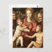 Bronzino - Heilige Familie Briefkaart (Voorkant / Achterkant)
