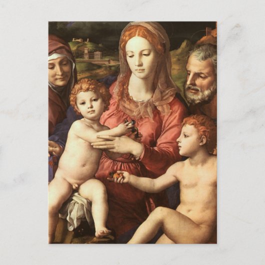 Bronzino - Heilige Familie Briefkaart (Voorkant)
