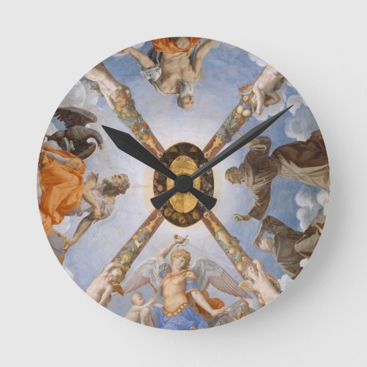 Bronzino Italian Art Chapel Ceiling Ronde Klok (Voorkant)