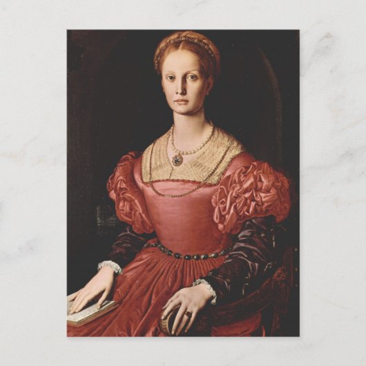 Bronzino - Lucrezia Panciatichi - 1540 Briefkaart (Voorkant)
