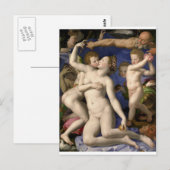 Bronzino: Venus, Cupid, Folly en Time Briefkaart (Voorkant / Achterkant)