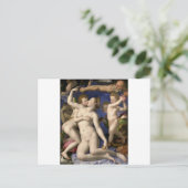 Bronzino: Venus, Cupid, Folly en Time Briefkaart (Staand voorkant)