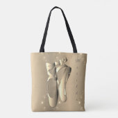 Bronzy Ballet Toe Shoes w/Name Tote Bag (Achterkant)