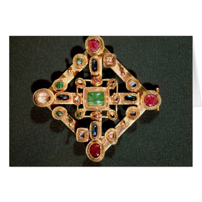 Brooch in de vorm van een Grieks kruis (Voorkant Horizontaal)