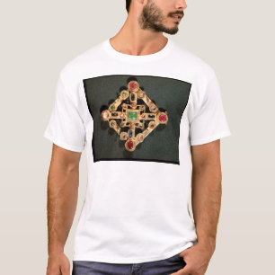 Brooch in de vorm van een Grieks kruis T-shirt