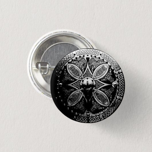 Brooch Targe Pin Ronde Button 3,2 Cm (Voorkant /achterkant)