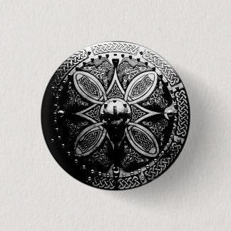 Brooch Targe Pin Ronde Button 3,2 Cm
