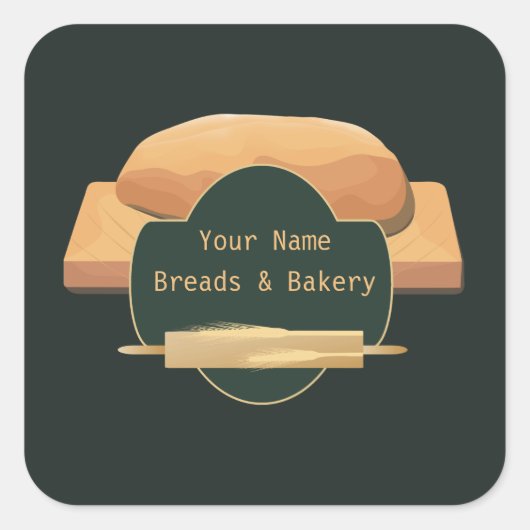 Brood - Aangepast 3-inch product Vierkante Sticker (Voorkant)
