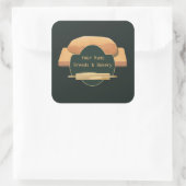 Brood - Aangepast 3-inch product Vierkante Sticker (Tas)