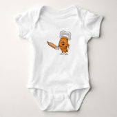 Brood als Cook met rolpin Romper (Voorkant)