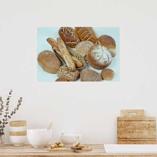 Brood assortiment poster (Keuken)