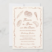 Brood Baby Shower van Bun in the Oven Bakery Kaart (Voorkant)