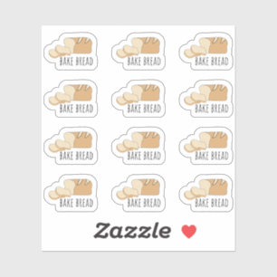 Brood Bak Herinnering Maaltijd Koken Bujo Planner Sticker