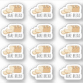 Brood Bak Herinnering Maaltijd Koken Bujo Planner Sticker (Voorkant)