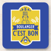 Brood Baker Bier Onderzetter (Voorkant)