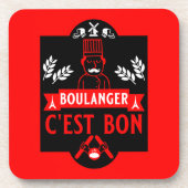 Brood Baker Bier Onderzetter (Voorkant)