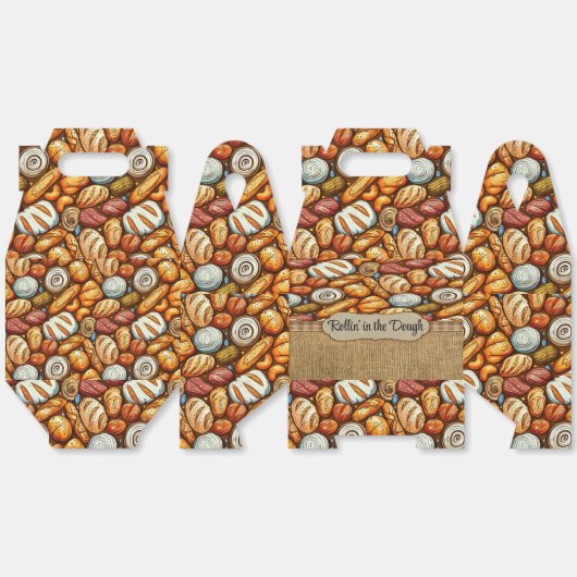 Brood bakken bedankdoosjes (Ongevouwen)