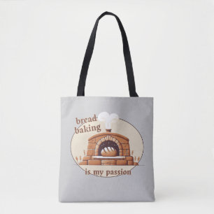Brood bakken is mijn passie tote bag