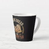 Brood Bakken is Mijn Pensioenplan Latte Mok (Rechterhoek)