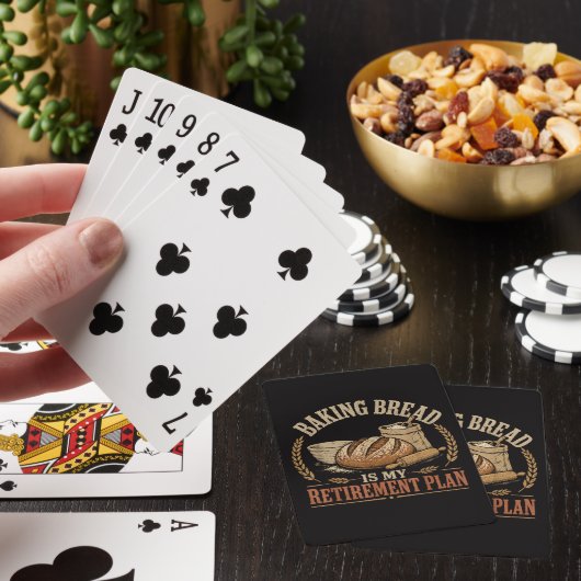 Brood Bakken is Mijn Pensioenplan Pokerkaarten (Insitu)