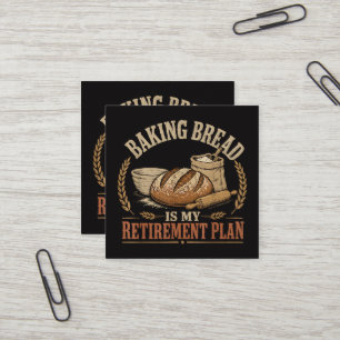 Brood Bakken is Mijn Pensioenplan Vierkante Visitekaartje