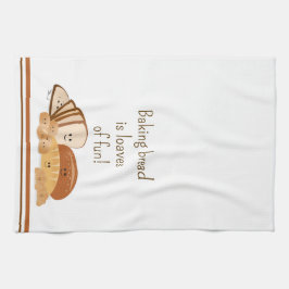 Brood bakken liefde theedoek