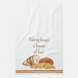 Brood bakken liefde theedoek