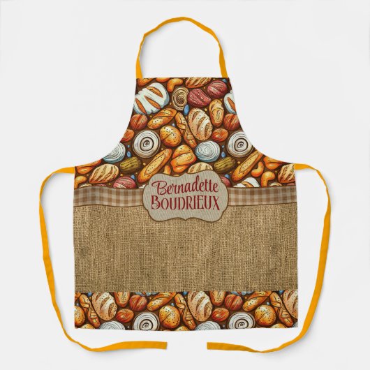 Brood bakken schort (Voorkant)