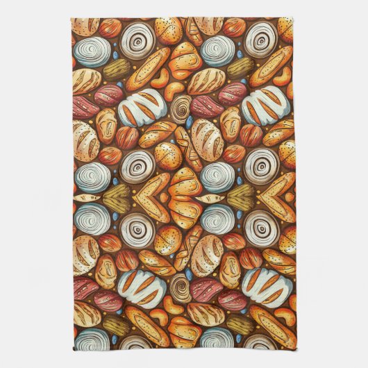 Brood bakken theedoek (Verticaal)