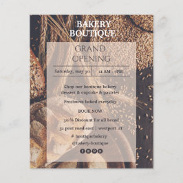 Brood Bakkerij Boetiek Openingsfolder Flyer